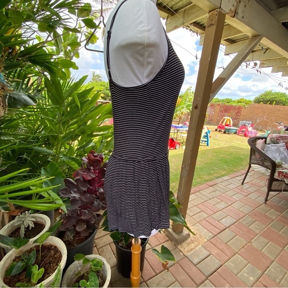 6 for $20♥️ Old Navy romper with black and white stripes - Picture 3 of 7